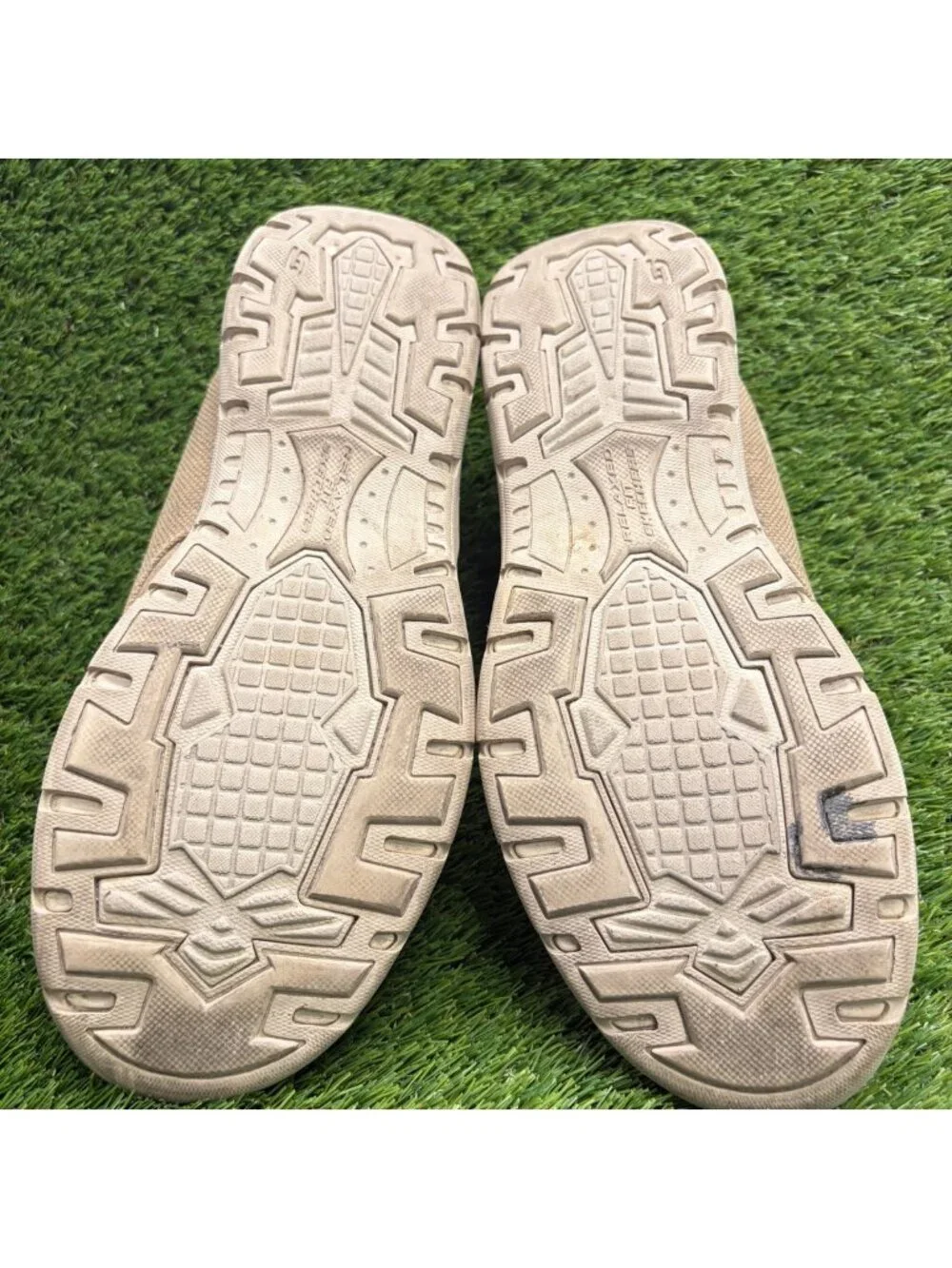Skechers Expected Orman Mens Size 13 Khaki Casual Walking Lace Up Oxford Shoes